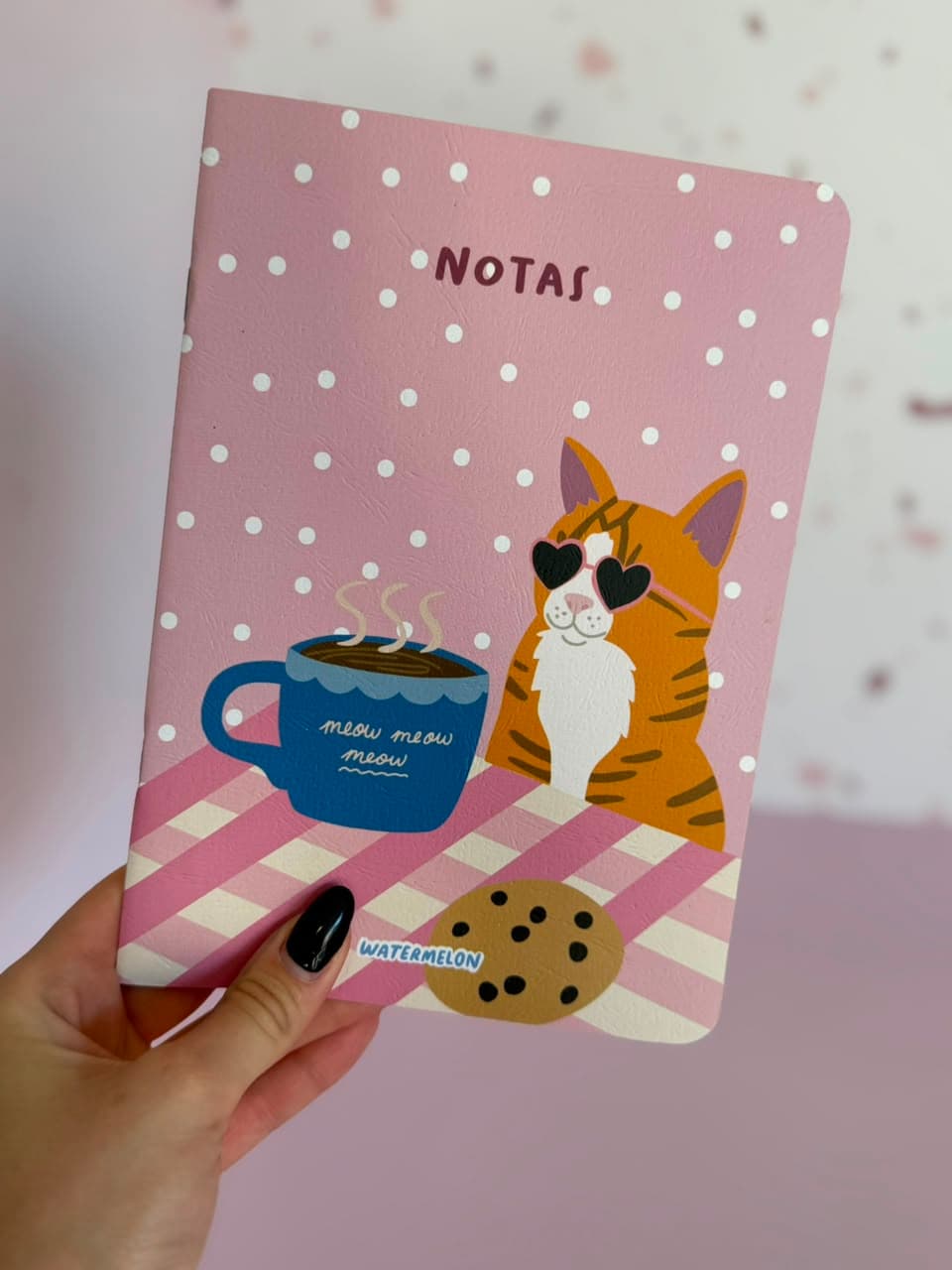 Cuaderno de notas gatito