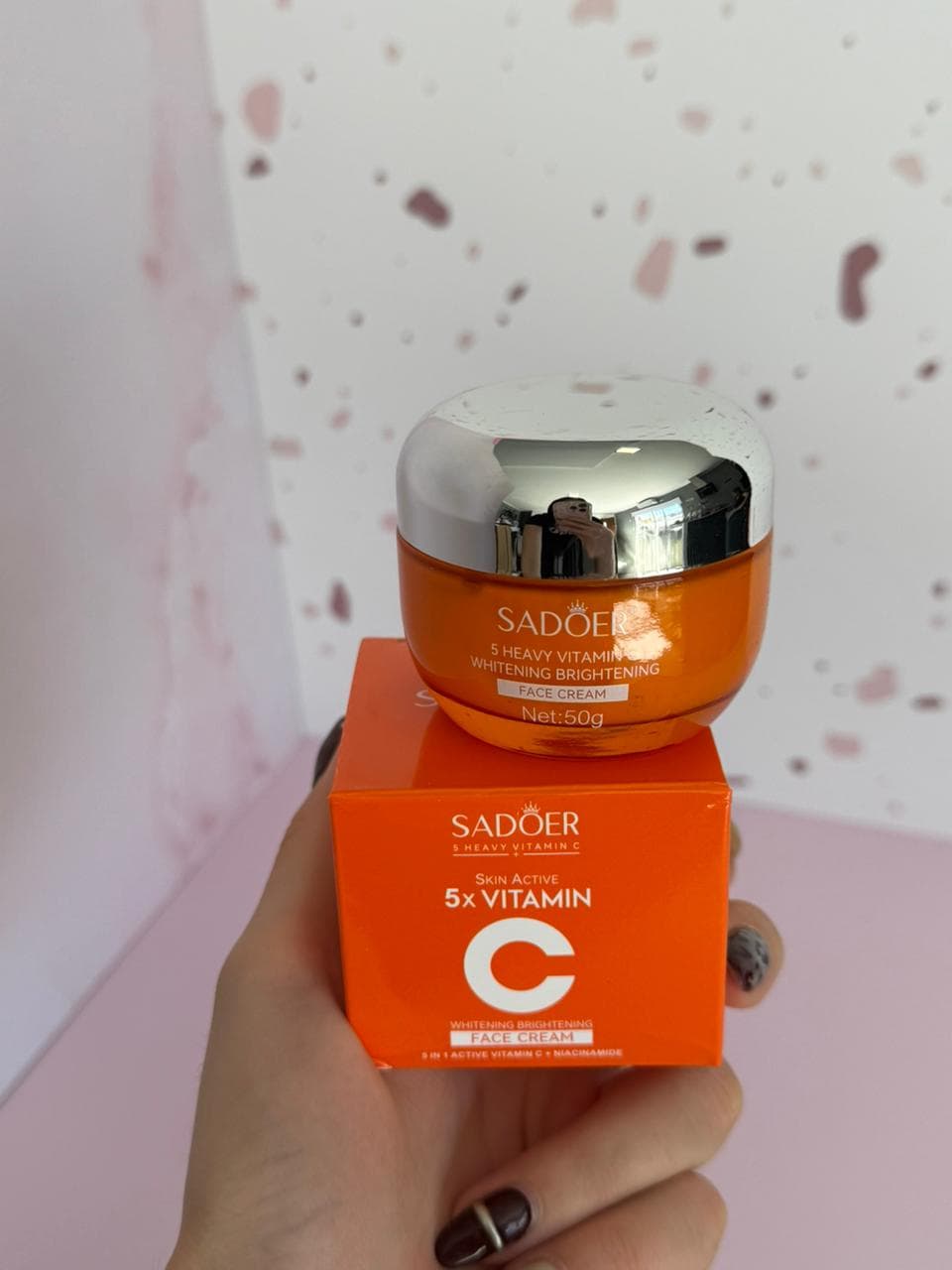 Crema facial vitamina C