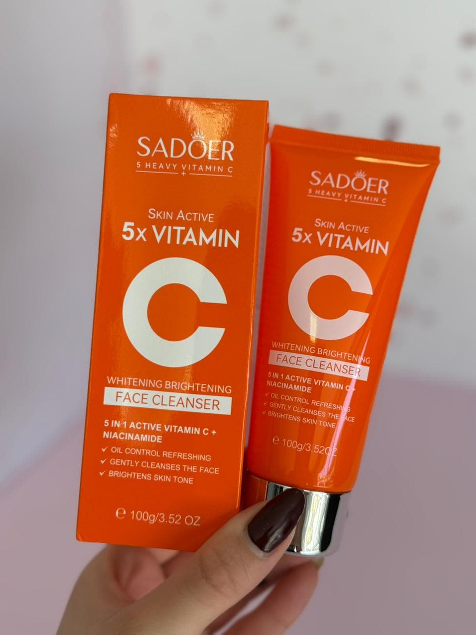 Limpiador facial vitamina C