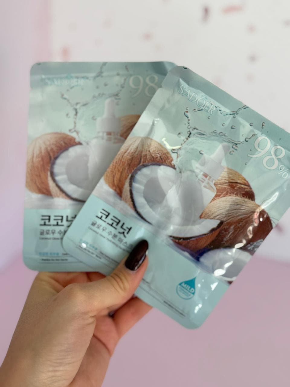 Mascarilla facial de coco