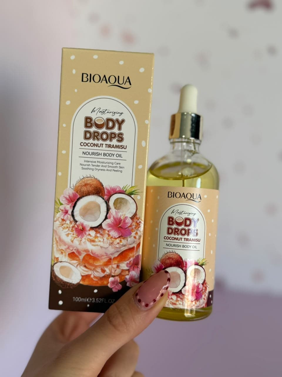 Aceite corporal Tiramisú