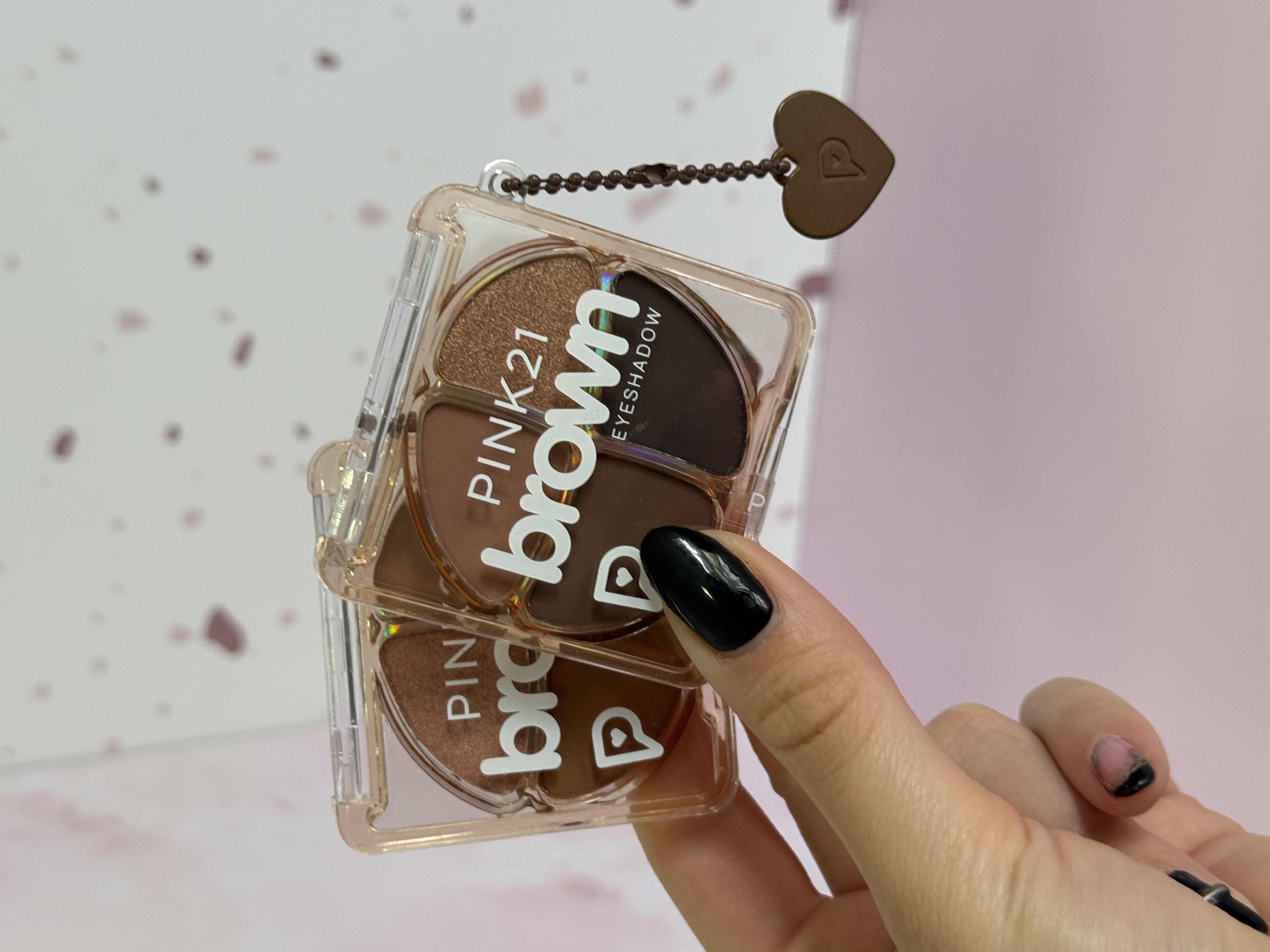 Paleta de sombras brown Heart Pink21