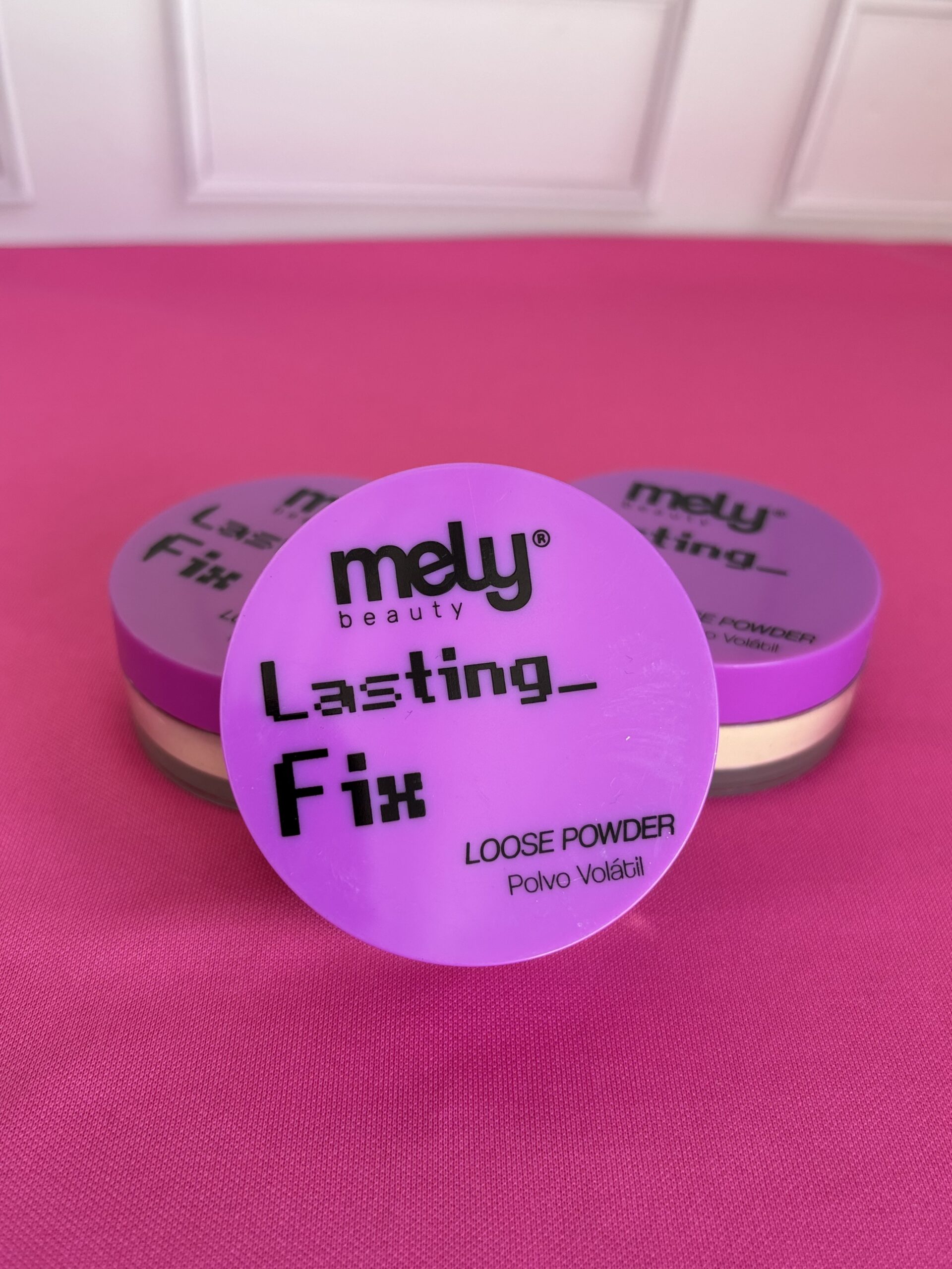 Polvo traslúcido lasting fix Mely
