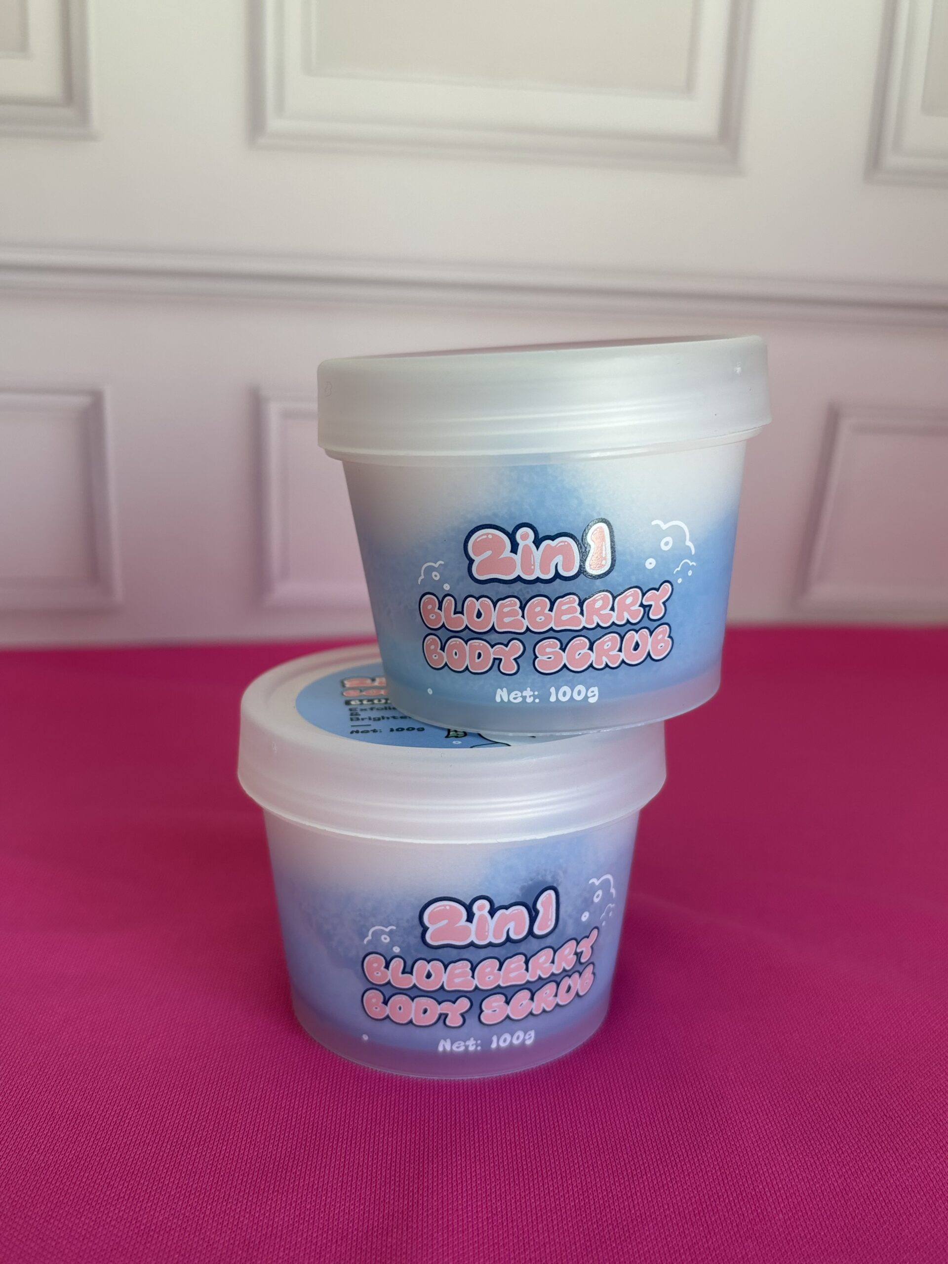 Exfoliante corporal de arándanos Mely