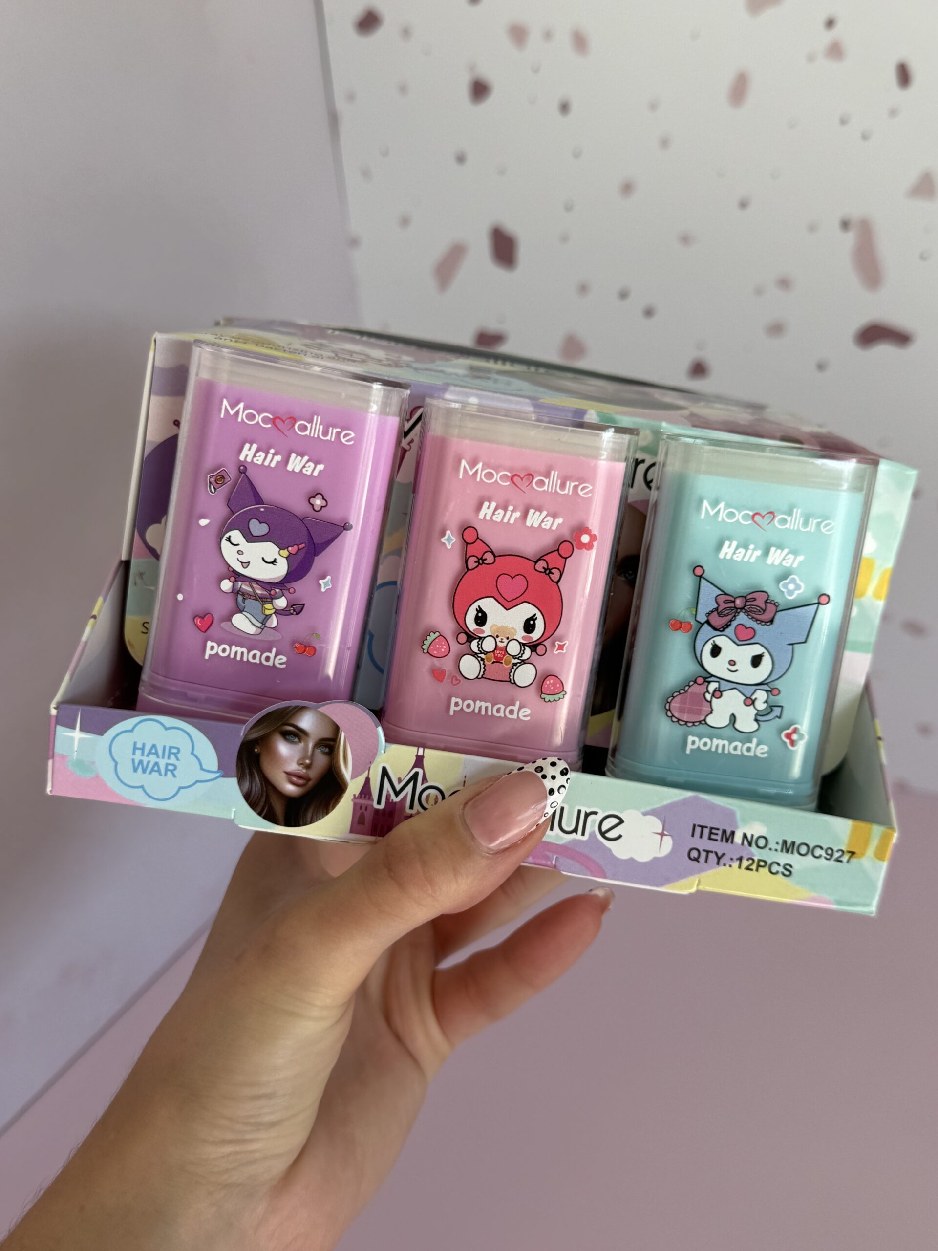 Cera para el cabello animada