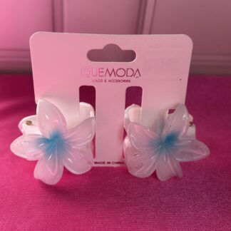 Broches flor tamaño pequeño el par
