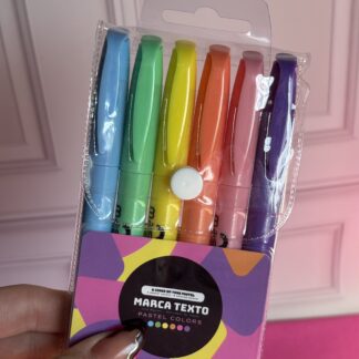 Resaltadores pastel