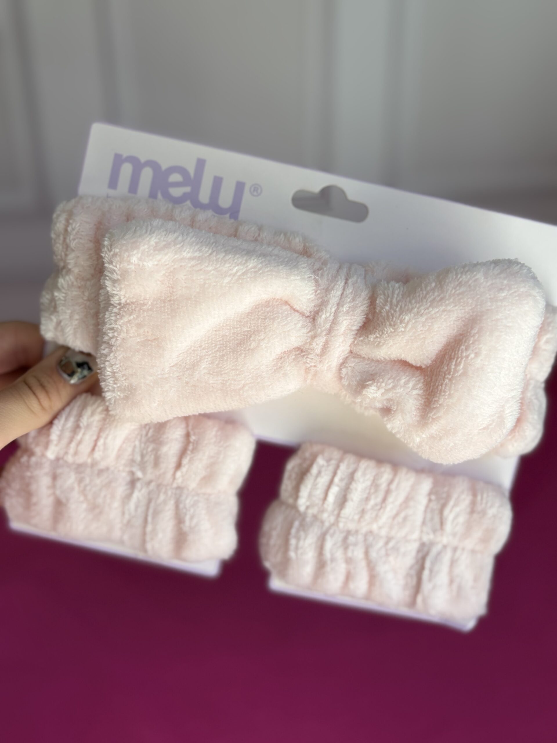 Vincha y muñequera para skin care - Imagen 2