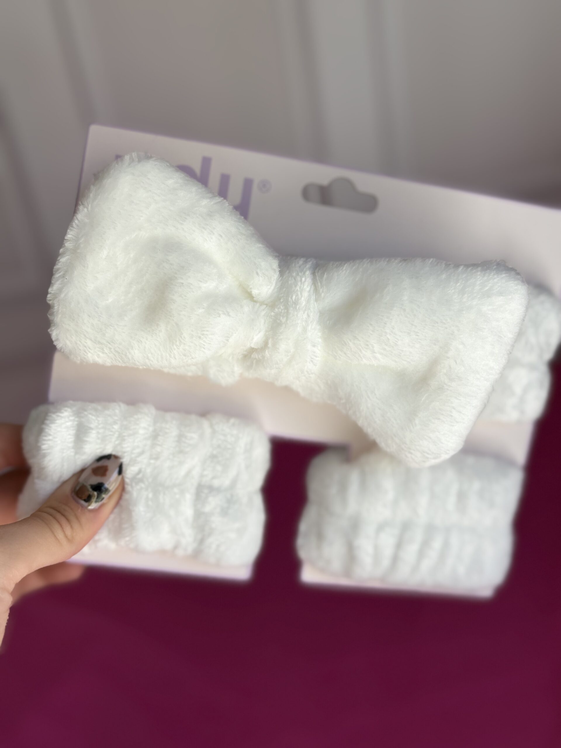 Vincha y muñequera para skin care