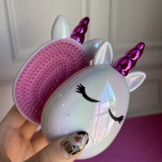 Cepillo anti nudos unicornio