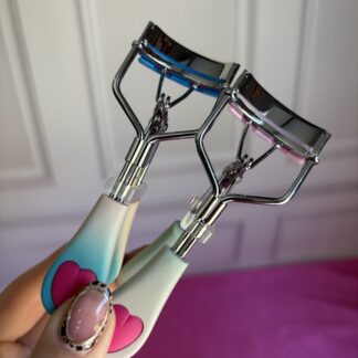 Arqueador de pestañas bicolor corazón