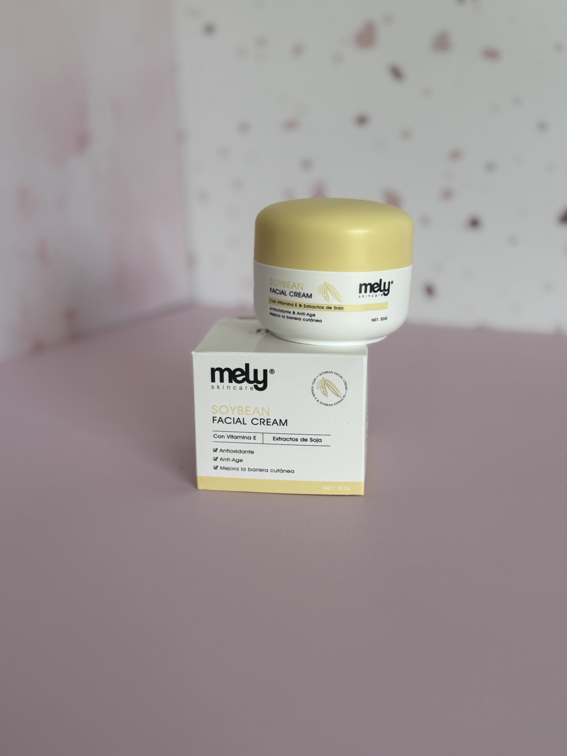 🌼 Crema Facial Mely • Soja & Vitamina E ✨💛