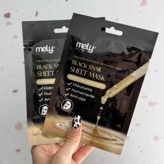 🐌 Mascarilla Black Snail Mely •