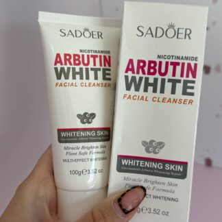 Limpiador facial blanqueador niacinamida y arbutina